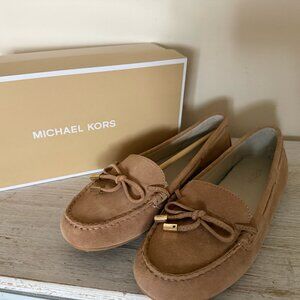 Michael Michael Kors Daisy Moc Loafers – Toffee Suede – Size 8M